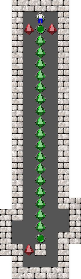 Sokoban Fibonacci Challenge level 16